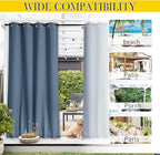 NICETOWN 2 Panels Outdoor Curtains - Image 6