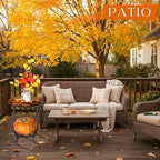 Outdoor Side Table Round Small Mosaic Patio Accent Indoor End Plant Coffee Tea - Image 2
