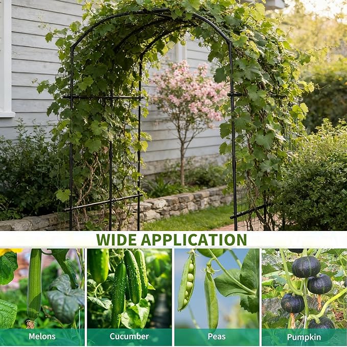 DoCred Tall Garden Arch Trellis - Image 3