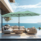 PHI VILLA 15ft Large Patio Umbrellas by PHIVILLAThepioneerofcomfortablehouseholdsupplies