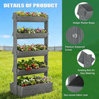 Wooden Vertical Raised Garden Bed, 5 Tier Garden Planters Raised Beds - Image 8