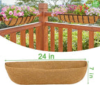HFHOME 4PCS 24 Inch Coco Liners - Image 2