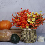 16 Bundles Artificial Plants Outdoor Fake Fall Flowers Mums - Image 7