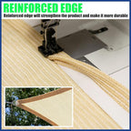 ShadeMart 10' x 10' x 10' Beige Sun Shade Sail Triangle Canopy Fabric Cloth - Image 5