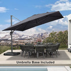 PURPLE LEAF 11.5' X 11.5' Telescopic Patio Umbrella - Image 2