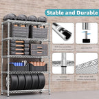 1750 LBS Storage Shelves 5-Tier Utility Shelving Unit Steel Organizer Wire Rack - Image 5