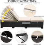 WAROOM Outdoor Chaise Lounge Chairs - Image 5