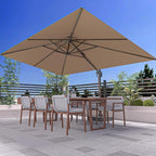 9' X 12' Cantilever Outdoor Patio Umbrellas - Image 8