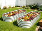 6 ft x 2 ft Raised Garden Bed Metal Elevated Planter - Image 5