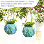 Hanging Planter Mosaic Garden Pot Small Flower Pot - Image 5