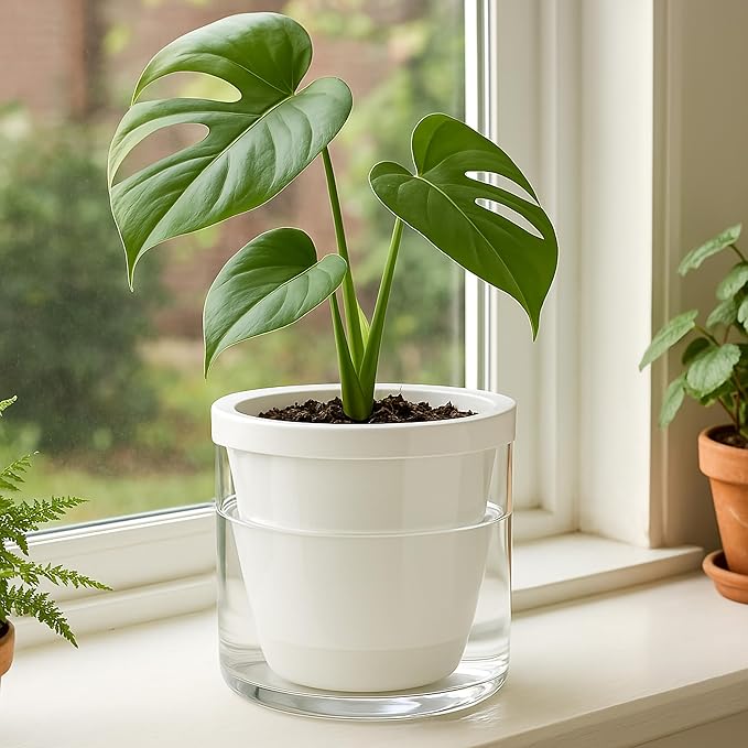D'vine Dev 6 Inch Design Self Watering Planter - Image 2