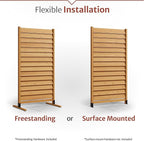 6.1ft H x 3.1ft W Freestanding or Surface Mounted Enclo Sierra Privacy Screen - Image 4