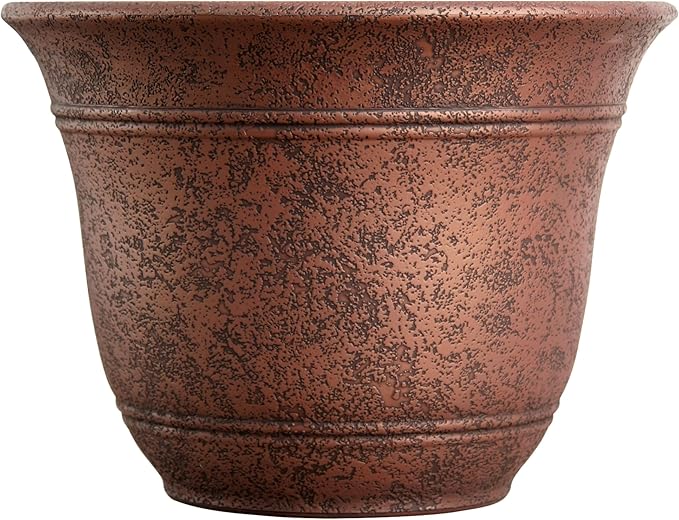 The HC Companies Sierra Round Self-Watering Pot by TheHCCompanies