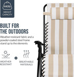 Best Choice Products Set of 2 Extra Wide Adjustable Steel Mesh Zero Gravity - Image 6