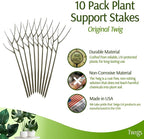 Plant Support Stakes for Indoor & Outdoor Use, Durable Trellis Alternative for - Image 2