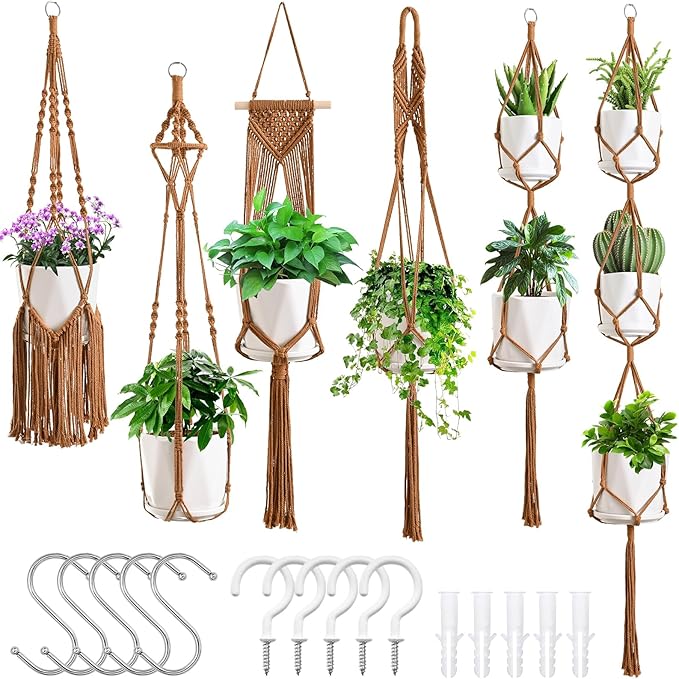 Macrame Plant Hangers by SFENNGPET