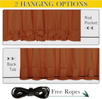 NICETOWN 2 Panels Outdoor Curtains Waterproof Fixed Grommet/Back Tab on Top & - Image 2