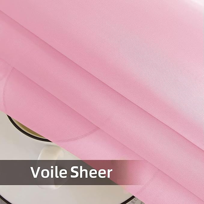 SpaceDresser Waterproof Outdoor Sheer Curtains - Image 9