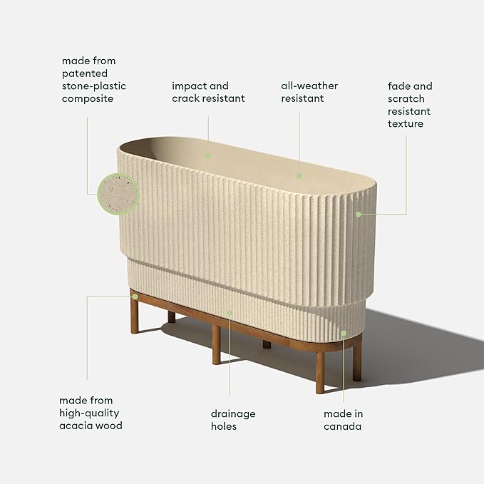 Veradek Demi Series Raised Long Planter - Image 3