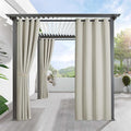 RYB HOME Outdoor Curtains for Patio Waterproof Block Sunlight Thermal Insulated by RYBHOME