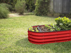 Plant & Plot Galvanized Raised Garden Beds Outdoor // 4×2×1 ft Planter Raised - Image 6