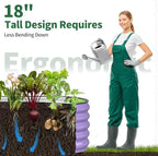 Kesfitt Raised Garden Bed, Metal Galvanized Steel Oval Garden Bed 8x2x1.5 ft - Image 7