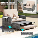 Tangkula Patio Rattan Daybed - Image 6