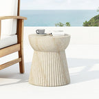 Christopher Knight Home Dila Patio Side Table, Lightweight Concrete End Table by ChristopherKnightHome