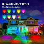 Consciot Solar Spot Lights Outdoor, Halloween Decorations 22 LEDs IP67 - Image 2