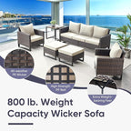 Belord 7 Pieces Patio Furniture Set - Image 7