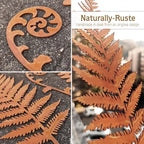 Metal Flowers for Outside, Garden Stakes Decorative, Flower Bed Decor Plant - Image 5