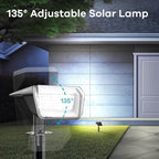 Linkind Solar Spot Lights Outdoor Waterproof IP67, 60 LED Solar Flood Lights - Image 8