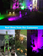OurLeeme Lawn Flood Light Stake, 2-in-1 Waterproof Outdoor Remote controlle - Image 8