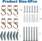 ONIKK Ceiling Hooks for Hanging Plants, Heavy Duty Metal Plant Hooks, Screw in - Image 7