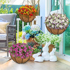 ZeeDix 2 Pack 18 Inch Large Hanging Baskets - Image 4