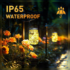 GIGALUMI Solar Mason Jar Lights, 12 Pack 30 Led String Fairy Lights Garden - Image 6