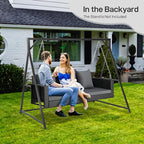 Outvita Porch Swing, 5FT Hanging Outdoor Porch Swings - Image 7