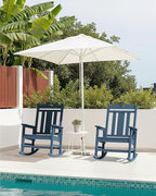 Ciokea Oversized Outdoor Rocking Chair, 380lbs Heavy-Duty Large Patio Rocker - Image 7