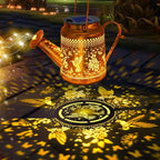 Solar Lanterns Outdoor Waterproof, Hummingbird Watering Can Garden Decor - Image 2