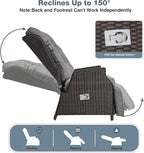 Outdoor Indoor Wicker Recliner - Image 3