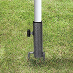 AMMSUN Patio Umbrella Steel Anchor Beach Umbrella Heavy Duty Metal Ground Grass - Image 4