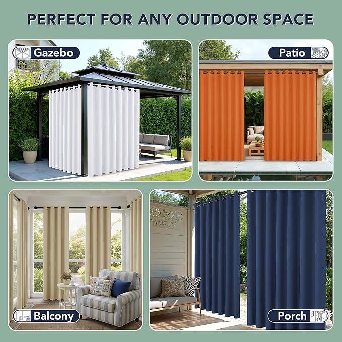 Outdoor Curtains for Patio Waterproof - Image 8