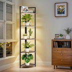 Corner Plant Stand with Grow Light Shelf 5 Tiered Plant Stand 59” Tall Flower by Unknown