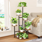 Corner Plant Stand with Grow Lights, 7 Tiered Plant Shelf Indoor, Metal Plant - Image 5