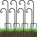 FEED GARDEN Adjustable 32 Inch Shepherd Hooks Rust Resistant Steel Shepard Hooks by FEEDGARDEN