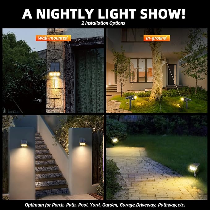 3 Brightness Modes Solar Outdoor Lights - Image 3