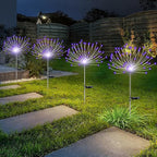 YOTOZU 4 PCS Solar Firework Light, Outdoor Solar Garden Decorative Lights 120 by YOTOZU
