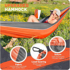 Camping Hammock Lightweight, Portable Hammocks Parachute Hammock - Image 3