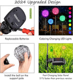 Solar Garden Lights Outdoor, Upgraded Globe Powered Garden Light - Image 6
