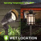 hykolity 8 Pack Low Voltage LED Landscape Kits, 12V-24V Pathway Flood Light Kits - Image 6